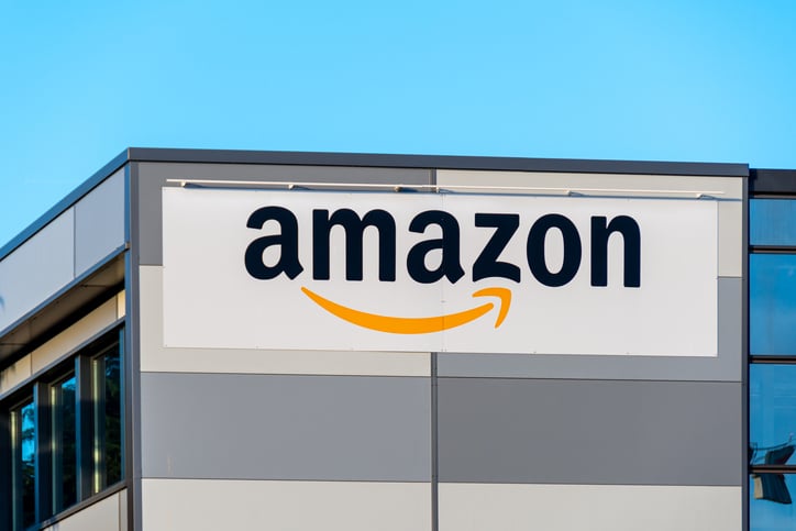 Un entrep&ocirc;t Amazon