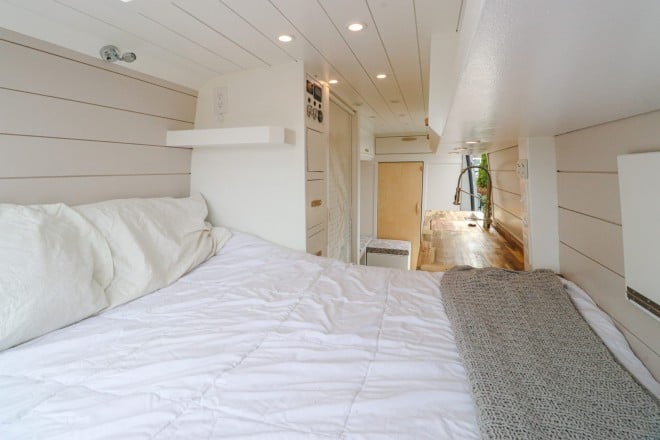 La chambre dans le van