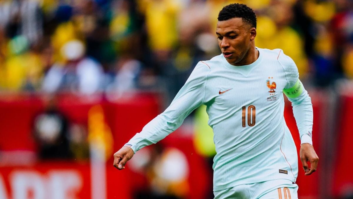 Le capitaine de l'&eacute;quipe de France de football, Kylian Mbapp&eacute;