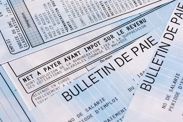 Un bulletin de paie