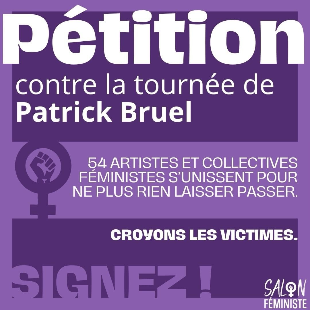 La p&eacute;tition contre la tourn&eacute;e de Patrick Bruel