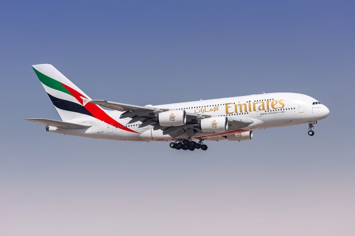 Un avion Emirates