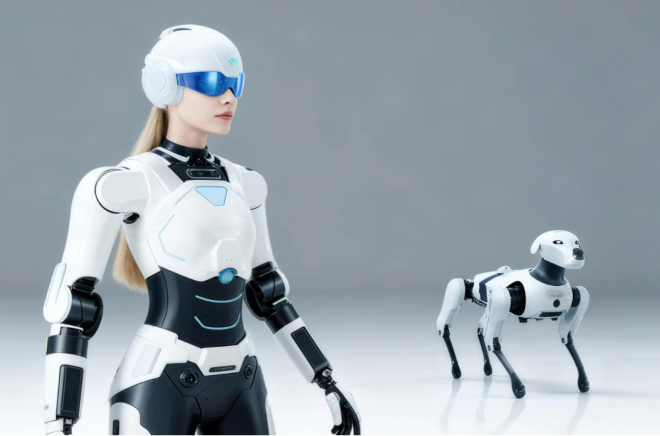 Le robot et le chien-robot