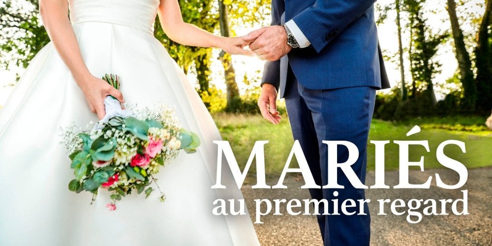 Affiche de la version fran&ccedil;aise de &laquo; Mari&eacute;s au premier regard &raquo;