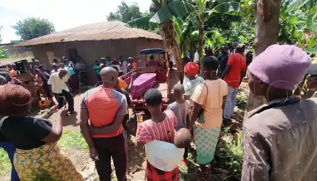 L'enterrement de Godwin Baguma