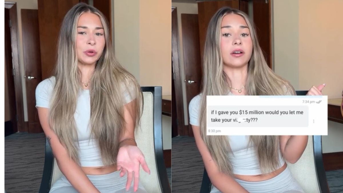 Sophie Rain durant un entretien accord&eacute; &agrave; TMZ