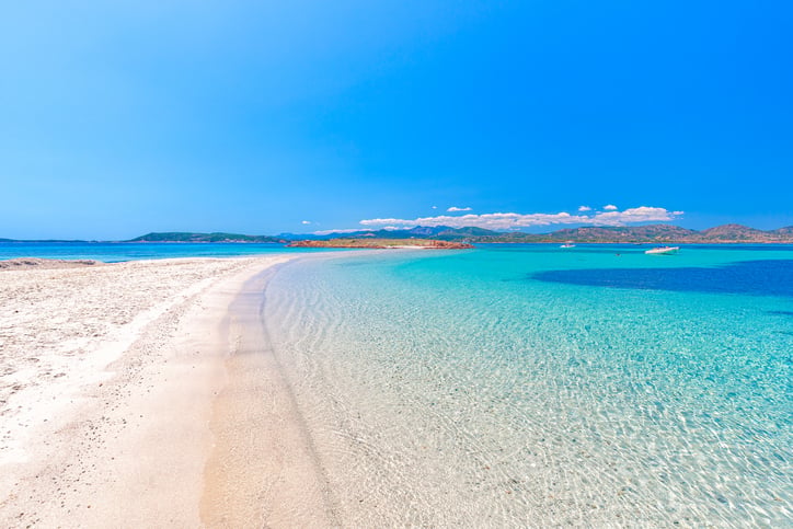 Une plage de l'&icirc;le de Tavolara
