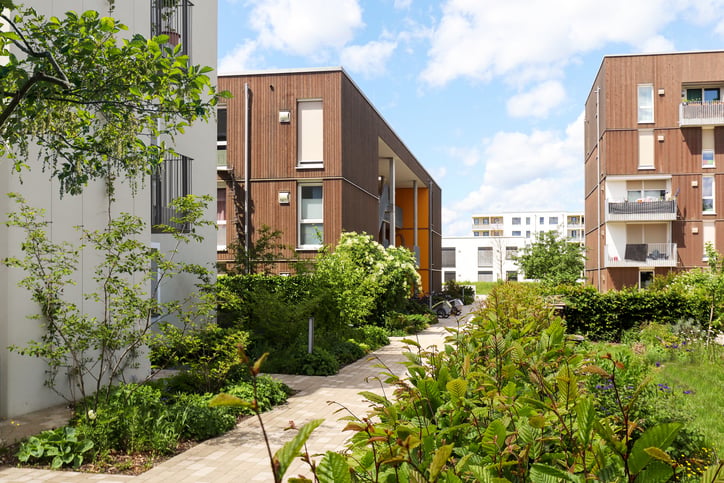 Immeuble r&eacute;sidentiel en r&eacute;gion parisienne