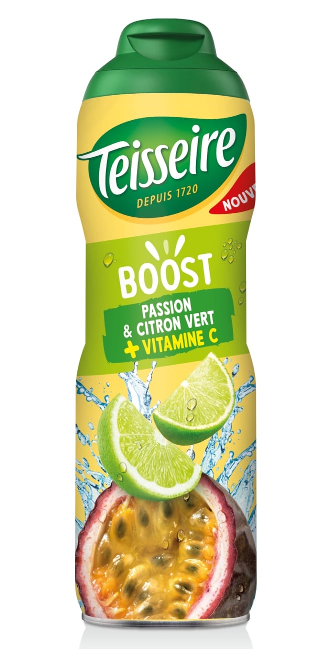 le nouveau sirop Teisseire Boost Citron