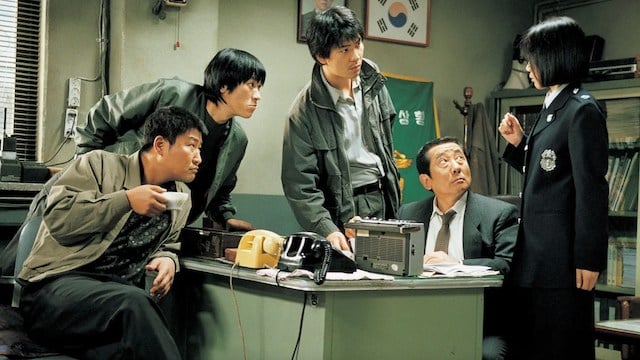 Sc&egrave;ne dans le film Memories Of murder 