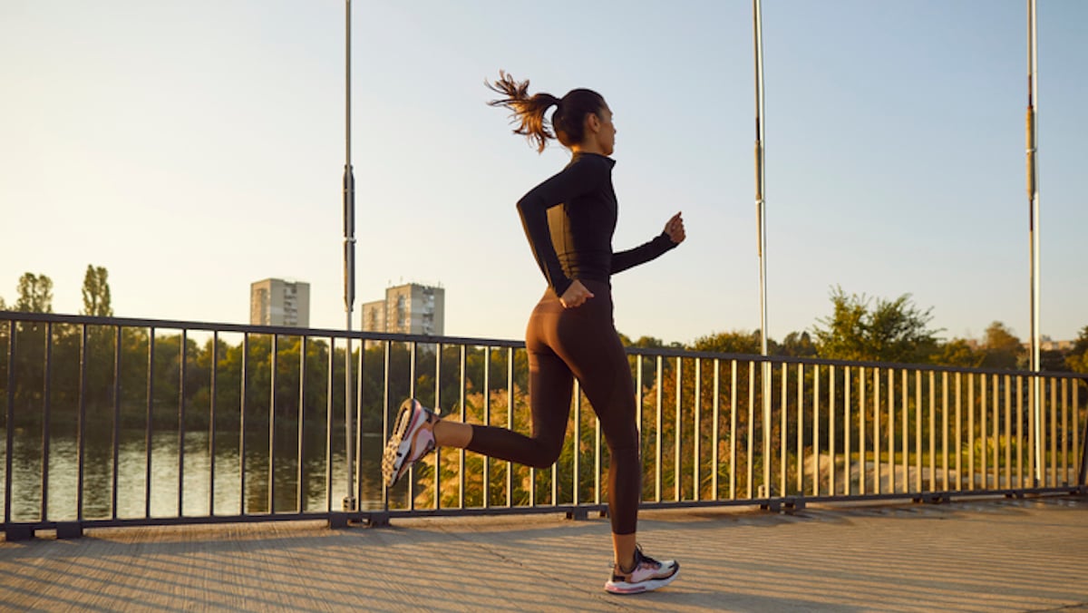 Une joggeuse