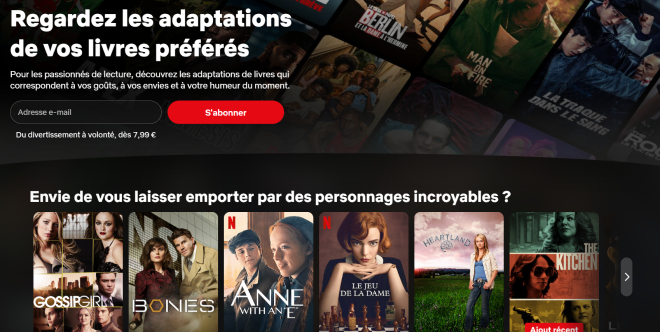 La nouvelle cat&eacute;gorie Netflix