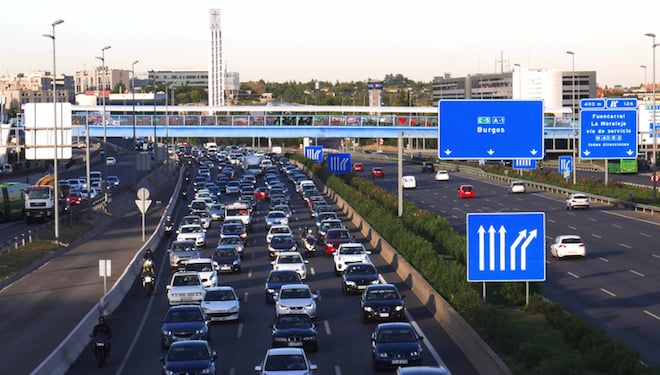 Une autoroute en Espagne