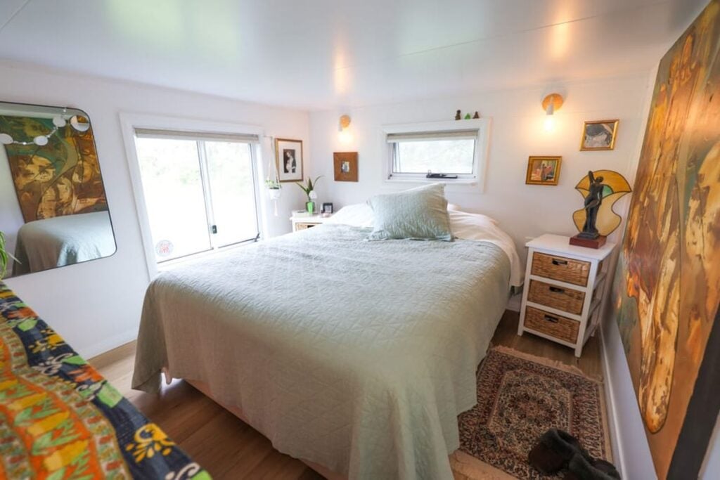 La chambre de la tiny house