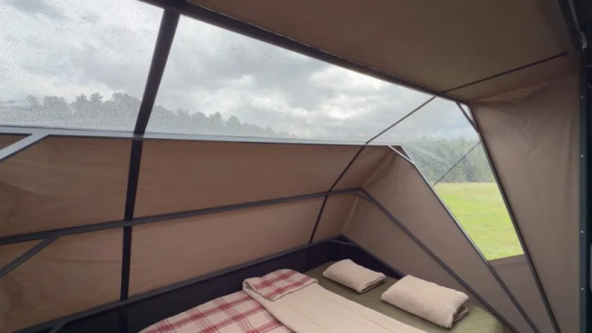 La chambre de la tiny house