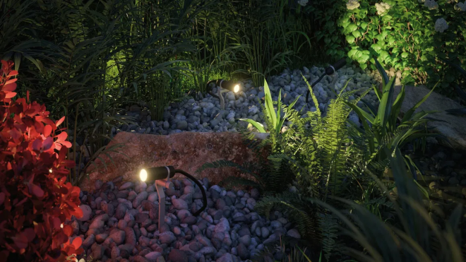 Un jardin illumin&eacute;