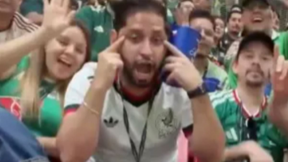 Un supporteur mexicain surpris en flagrant d&eacute;lit de racisme le 12 juin 2026, lors du Mondial de football