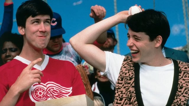 Les acteurs Matthew Broderick et Alan Ruck dans La Folle Journ&eacute;e de Ferris Bueller