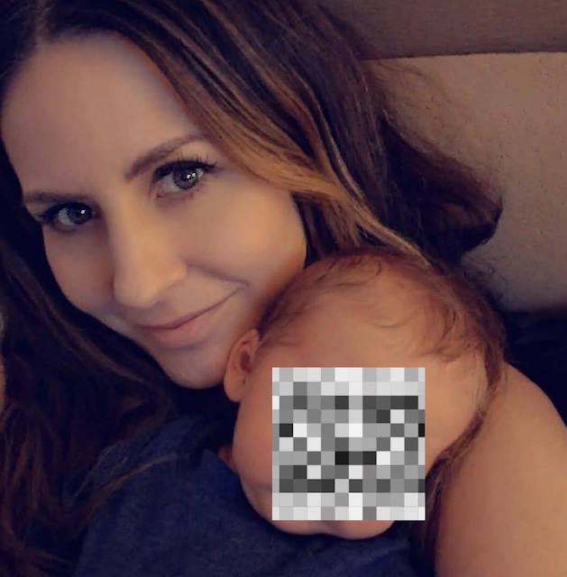 Robyn Polston et son bébé 