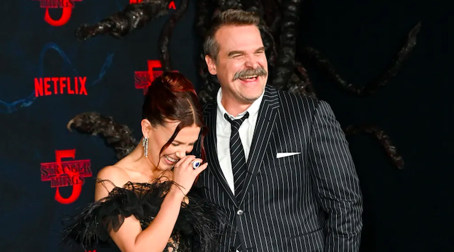 Millie Bobby Brown et David Harbour