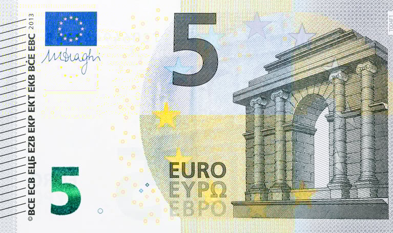 Un billet de 5 euros