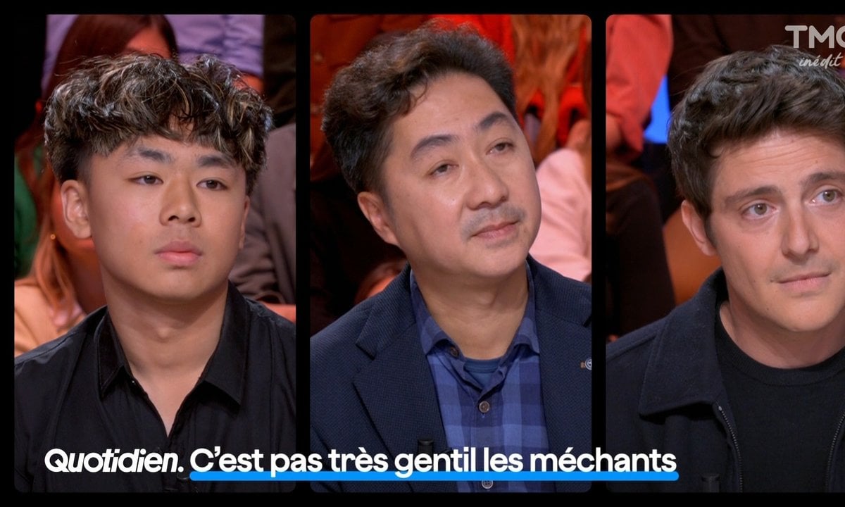 Brandon et Angel Le sur le plateau de « Quotidien »