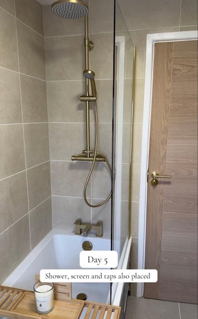 La salle de bain après la rénovation 