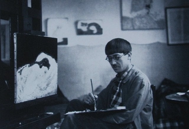 Foujita photographié par Jean Agélou en 1923 