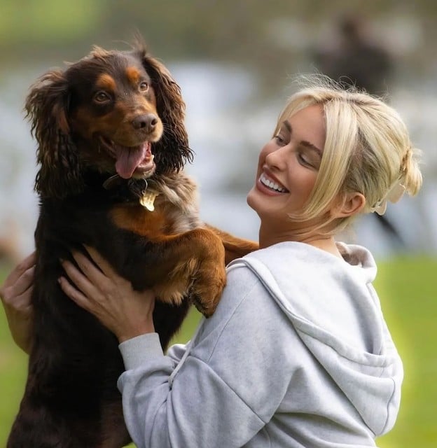 Holly Taylor et son cocker Splodge