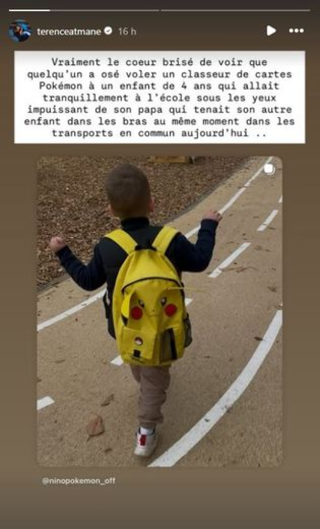 La publication de Terence Atmane