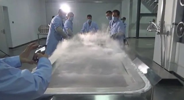 Procédure de cryogénisation