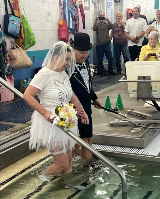Capture d'écran montrant le mariage