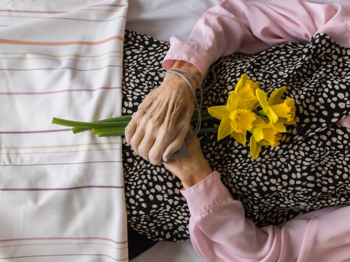 Cadavre d'une vieille femme