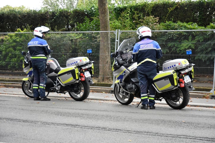 Des policiers