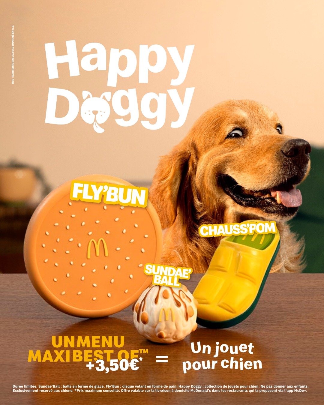 Les jouets pour chiens chez McDonald's