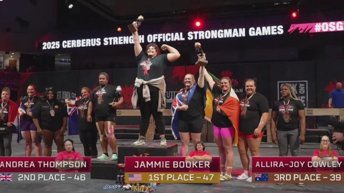 L'athlète Jammie Booker, déchue de son titre de « femme la plus forte du monde »