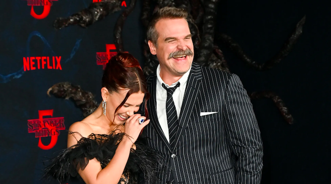 Millie Bobby Brown et David Harbour