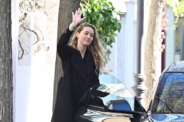 Amber Heard dans les rues de Madrid