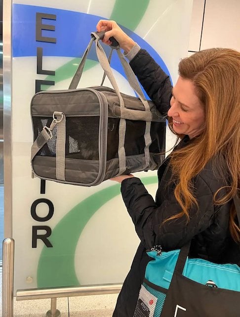 Vanessa Johnson et son chiot cloné 