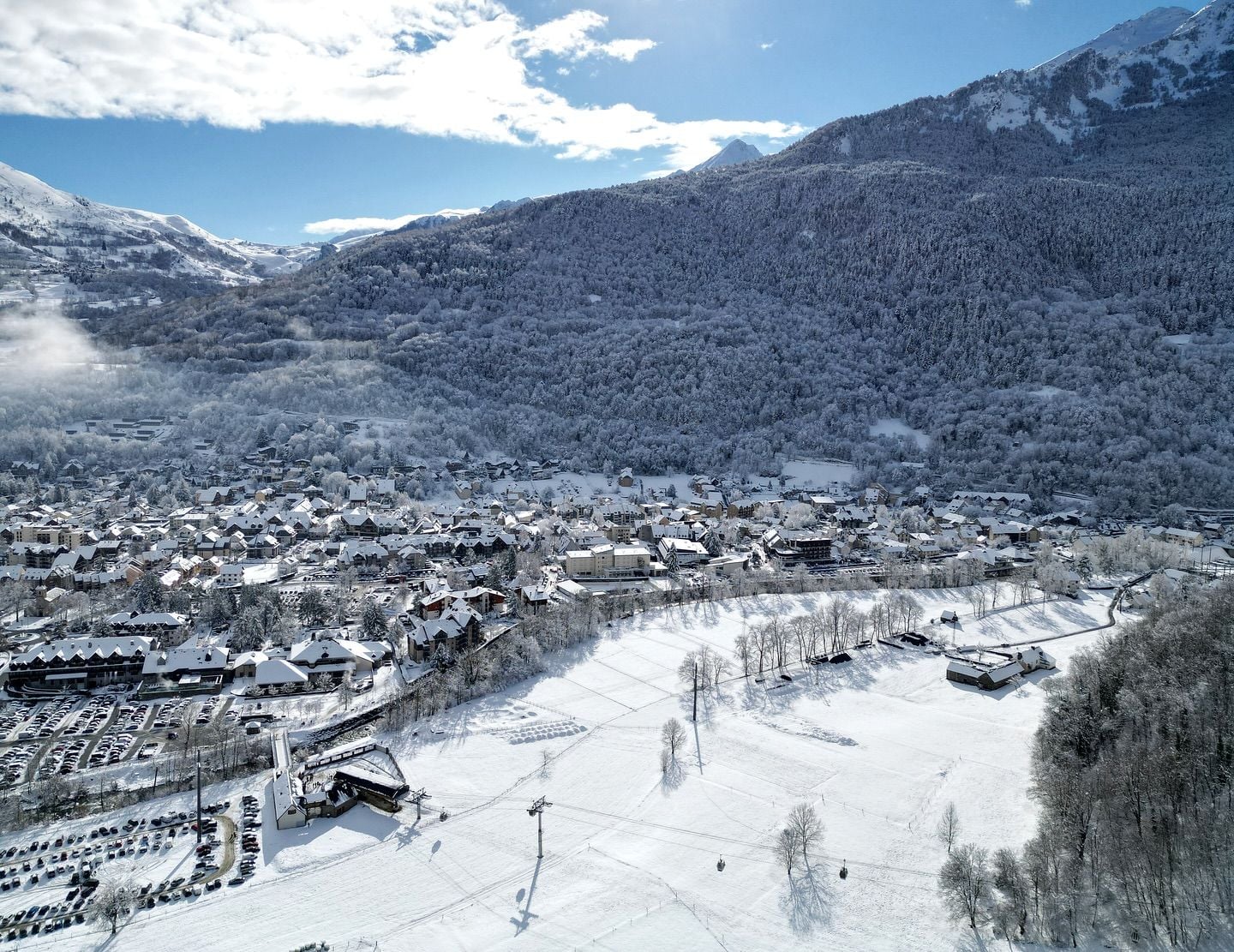 La station de Saint-Lary-Soulan