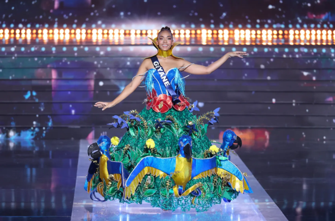 Le costume de Miss Guyane