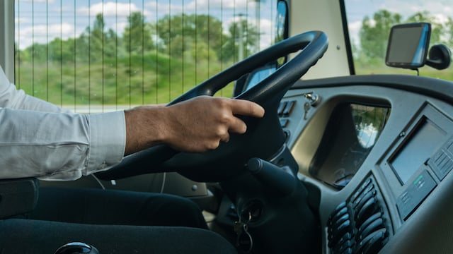 Gros plan sur un volant 