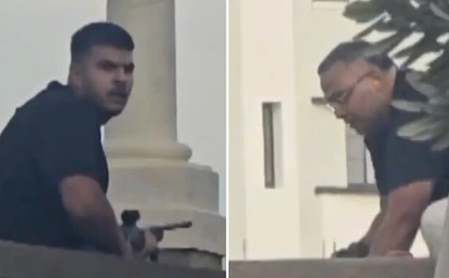 Naveed Akram (&agrave; gauche) et Sajid Akram (&agrave; droite)