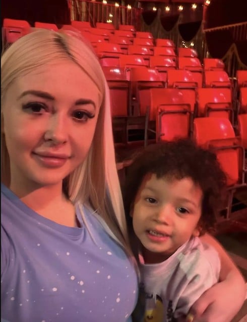 Jodie Weston et son fils Koa-Zayde