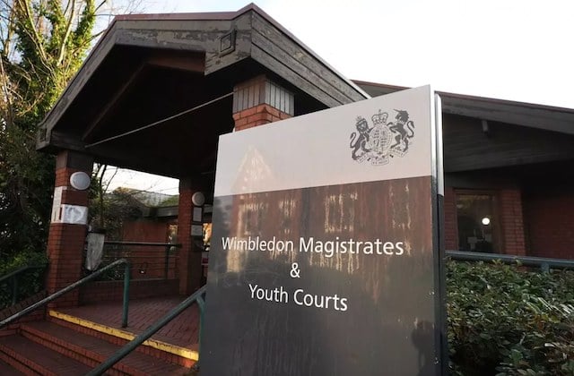 Palais de justice &agrave; Londres, Angleterre