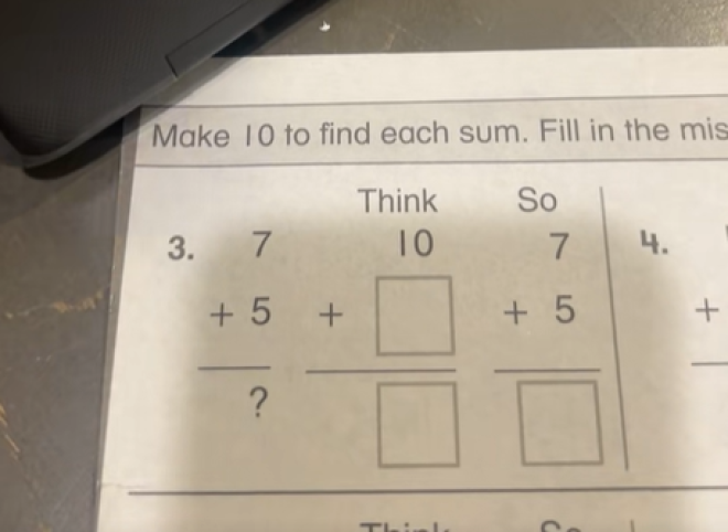 Le probl&egrave;me de maths