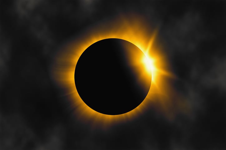 Une &eacute;clipse solaire