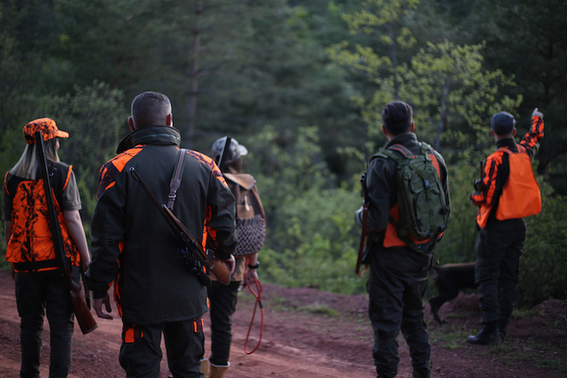 Un groupe de chasseurs