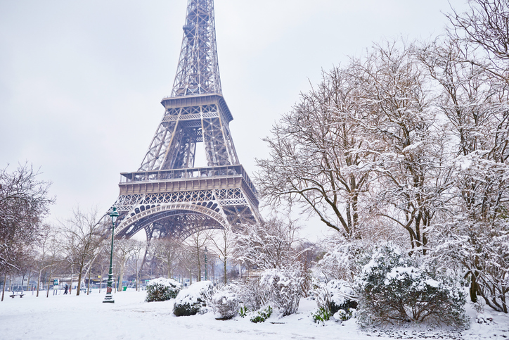 Paris sous la neige