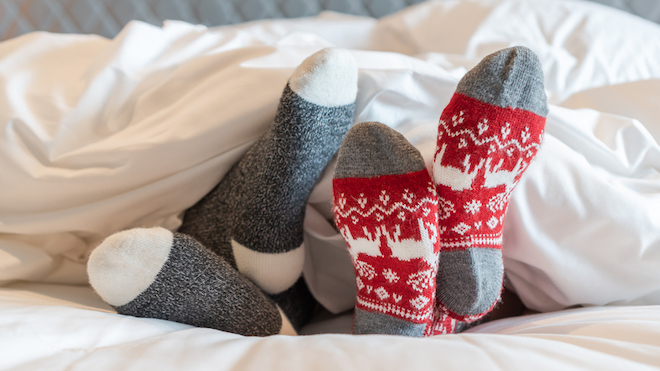 Dormir avec ses chaussettes